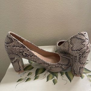 Boutique snake skin heels